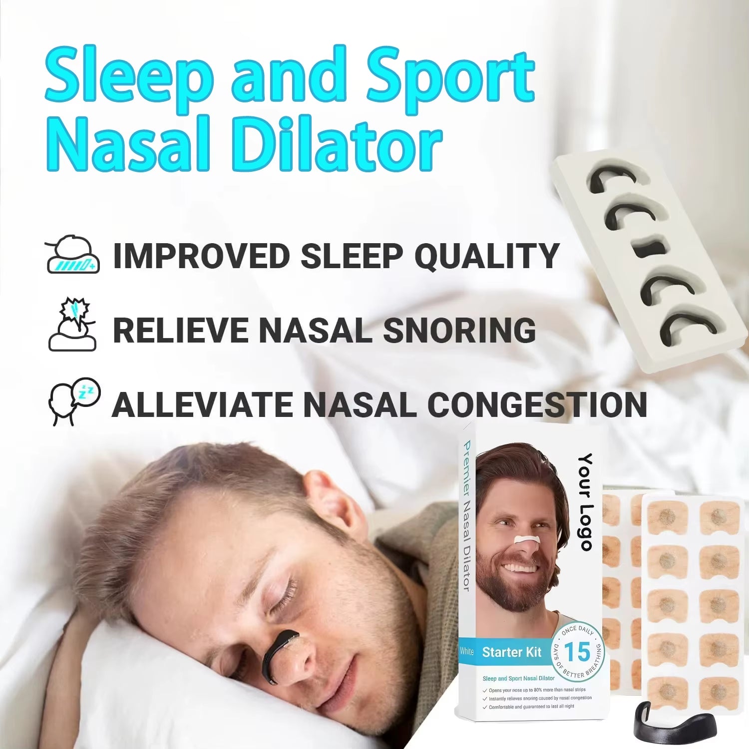 Sleep Nasal Dilator Sport Nasal Breathing Dilators Starter Kit Nasal Breathing Dilators Magnetic Nasal Strips Reduce Snoring